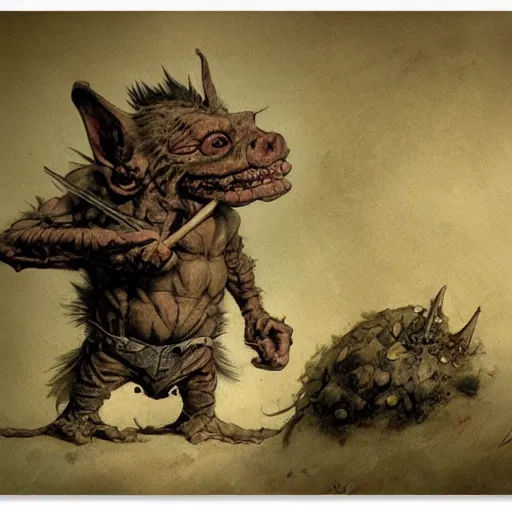 Image similar to a goblin by jean baptiste monge