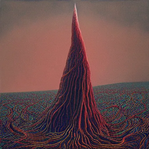 Prompt: tame impala album cover made by zdzisław beksiński