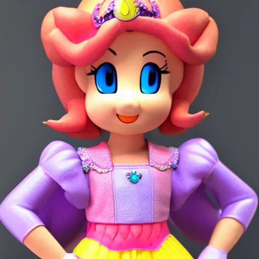 Image similar to photo of princess peach posing, ultra details