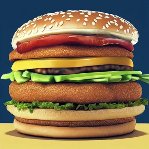 Prompt: what a McDonalds big mac looks like in the future