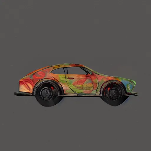 Image similar to car Ash Thorp in organic style