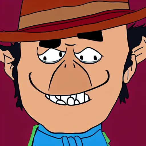 Image similar to freddy kreuger in the style of john kricfalusi