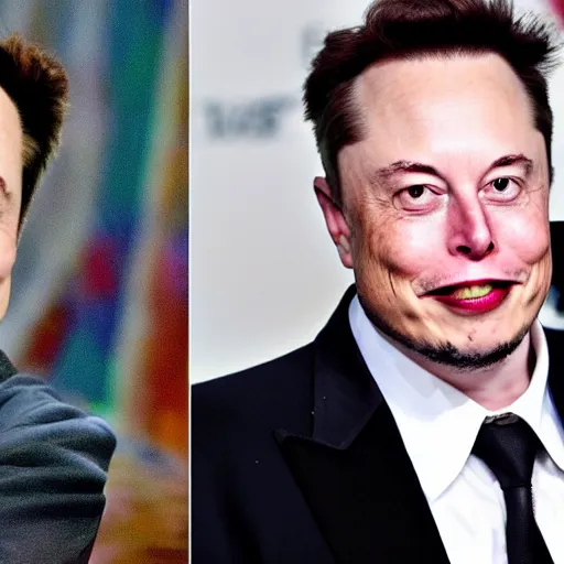 Prompt: Elon Musk as Jim Carey from the movie The Mask, highly detailed, high quality, HD, 4k, 8k, Canon 300mm, professional photographer, 40mp, lifelike, top-rated, award winning, realistic, sharp, no blur, edited, corrected, trending
