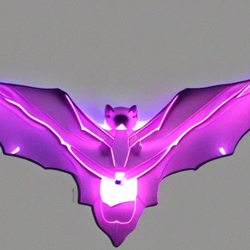 Image similar to Glowing lightning bat
