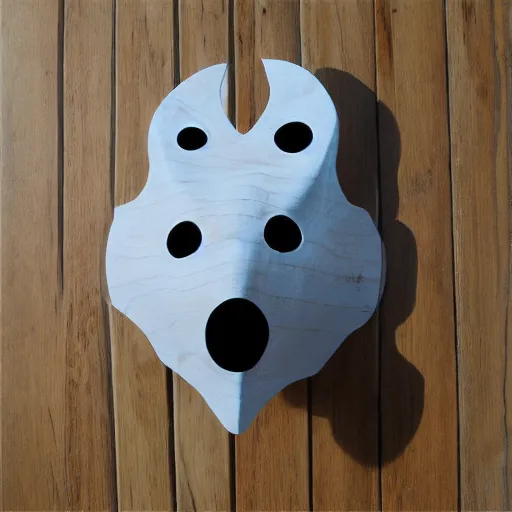 Image similar to hollow knight wooden mask