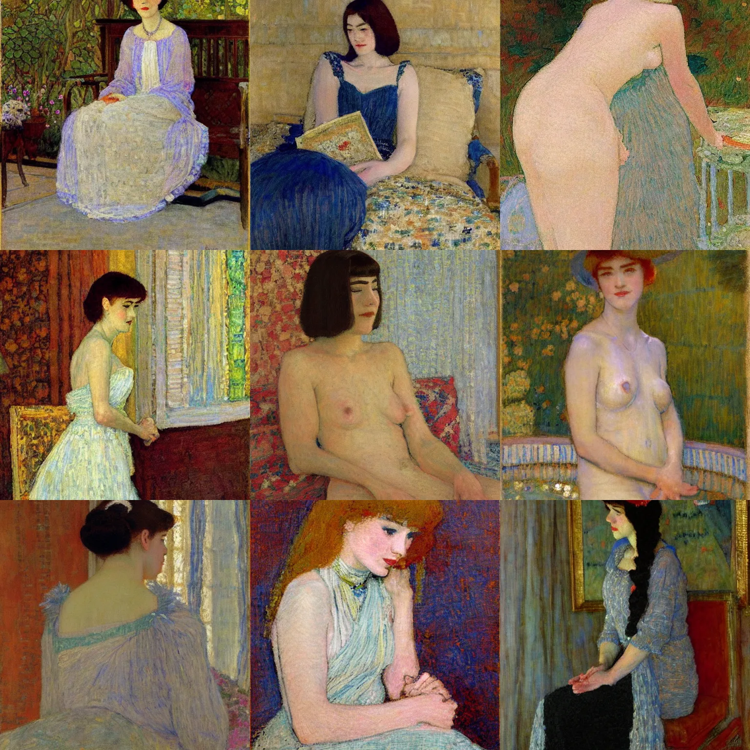 Prompt: an artwork by frederick carl frieseke