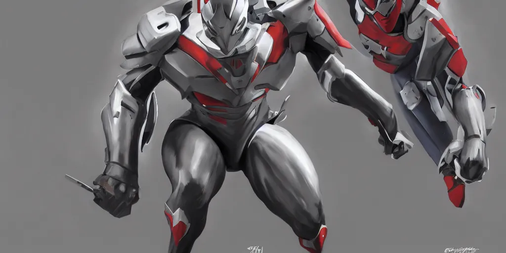 Prompt: greg manchess portrait painting of armored spiderman ultraman grey fox from metal gear cyborg japanese - american hybrid as overwatch character, medium shot, asymmetrical, organic painting, sunny day, matte painting, bold shapes, hard edges, street art, trending on artstation, by huang guangjian and ail elvgren and sachin teng