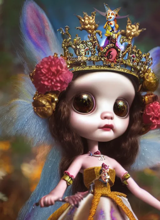Image similar to highly detailed closeup, profile portrait of a tin toy goth fairytale princess wearing a crown, bikini, unreal engine, nicoletta ceccoli, mark ryden, earl norem, lostfish, global illumination, detailed and intricate environment