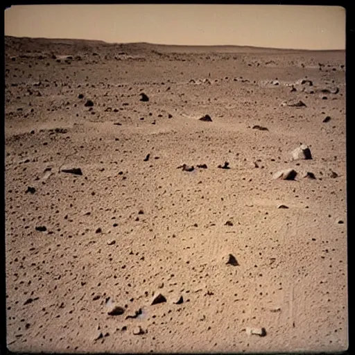 Prompt: intergalactic travel photograph taken from mars in 1 9 6 0 s, polaroid