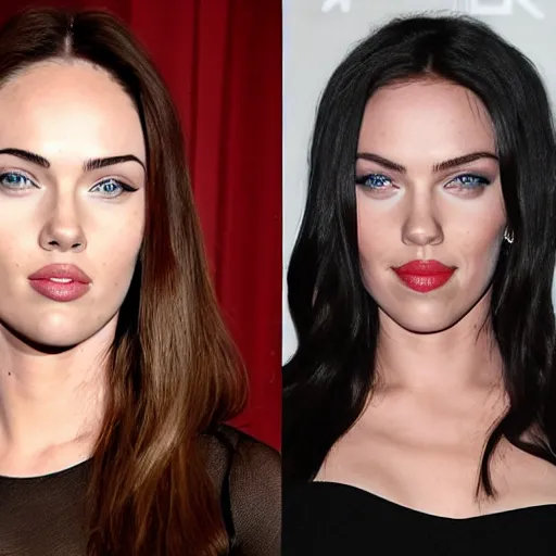 Image similar to an actress that looks like both megan fox and scarlett johansson