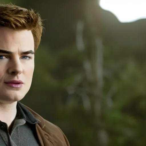 Prompt: A still of Seth MacFarlane as Carlisle Cullen in Twilight (2008), gold-colored irises