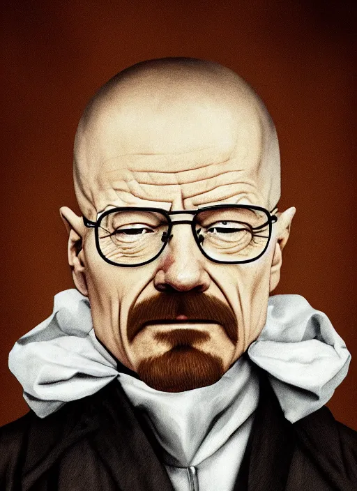 Image similar to walter white by hieronymus bosch, detailed digital art, trending on Artstation