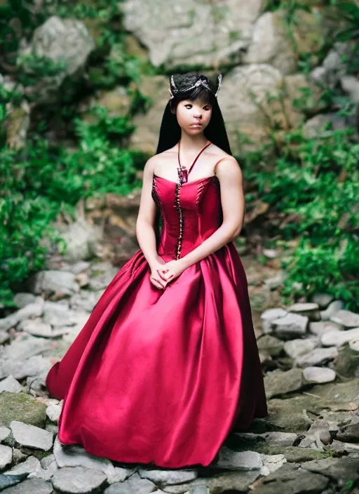 Image similar to a full portrait photo of real - life princess garnet final fantasy, f / 2 2, 3 5 mm, 2 7 0 0 k, lighting, perfect faces, award winning photography.