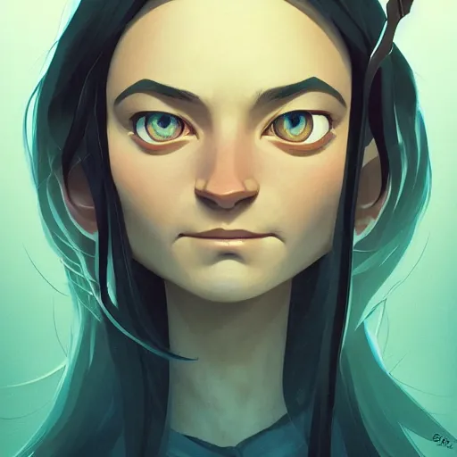 Image similar to face icon stylized minimalist the lord of the rings : the fellowship of the ring 2 0 0 1, loftis, cory behance hd by jesper ejsing, by rhads, makoto shinkai and lois van baarle, ilya kuvshinov, rossdraws global illumination