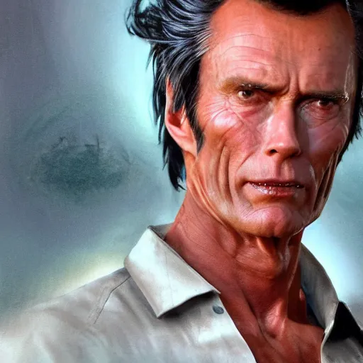 Prompt: hyperrealistic film still of ace ventura as clint eastwood, stunning 3 d render, inspired by istvan sandorfi & greg rutkowski & unreal engine, perfect symmetry, dim volumetric cinematic lighting, 8 k octane comprehensive render, extremely hyper - detailed, incredibly lifelike attributes, intricate, real flesh texture, masterpiece, artstation, stunning,