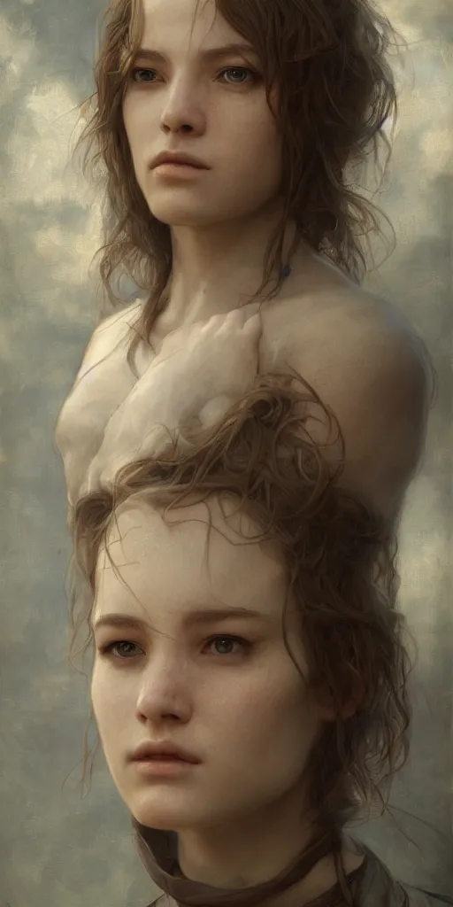 Image similar to Jennifer masterpiece by Edgar Maxence and Ross Tran and Michael Whelan, gustav dore, 8k, octane render