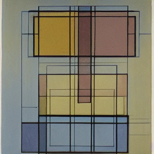 Prompt: This experimental art is composed of two rectangles of different sizes and colors, separated by a thin line. The bottom rectangle is larger and warmer in color. The top rectangle is smaller and lighter in color. The line that separates the rectangles creates a sense of tension and balance. A deep background provides a sense of depth and space. by Eastman Johnson, by Arthur Dove saturated