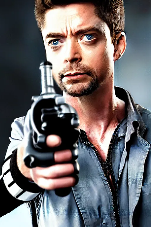 Image similar to topher grace as the terminator