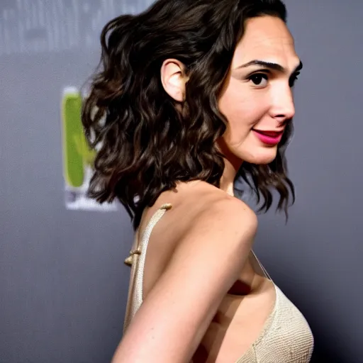 Image similar to portrait of gal gadot walking on the red carpet, trending on artisan, 4 k quality