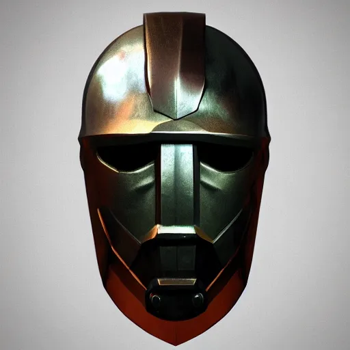 Prompt: mf doom's mask in the style of disco elysium, fan art, concept character, vfx portrait 8 k render on zbrush