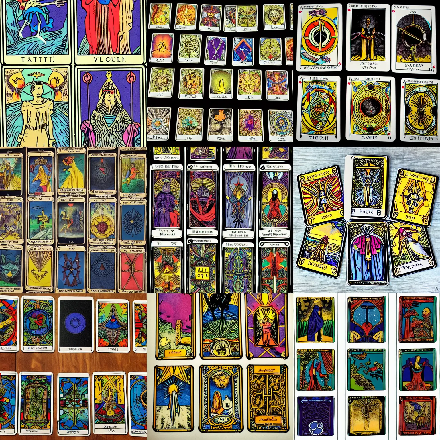 Prompt: tarot cards