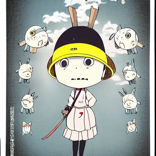 Image similar to Satsuki Kusakabe in totoro ghibli style