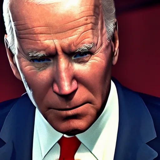 Image similar to joe biden in hitman, joe biden in the video game hitman, gameplay screenshot, close up, 3 d rendering. unreal engine. amazing likeness. very detailed.