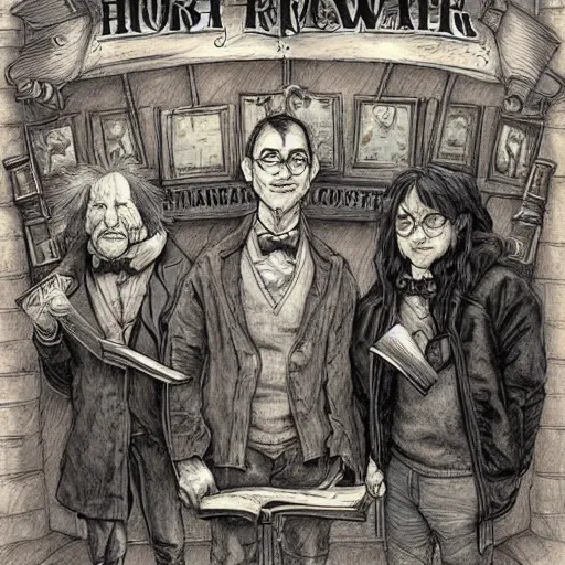 Prompt: hogwart lab, harry potter, by jean - baptiste monge