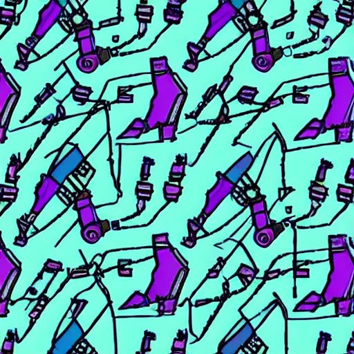 Prompt: seapunk attachable bagpipe smpte pattern