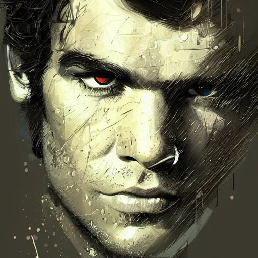 Prompt: portrait of han solo, fantasy, intricate, elegant, digital painting, trending on artstation, concept art, sharp focus, illustration by russ mills, 4k.