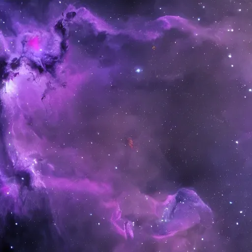 Prompt: Purple nebula, highly detailed, trending on artstation.