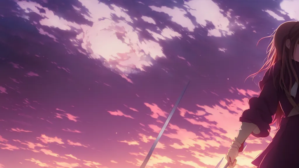 Image similar to emma watson in heavens feel movie, demon slayer, ufotable, kyoani, high quality, artstation, greg rutkowski, cinematic, city background, night time, rooftop, fate stay night, unlimited blade works, greg rutkowski, high resolution, dynamic pose, close up, street clothes, action, anime, high angle, sakuga