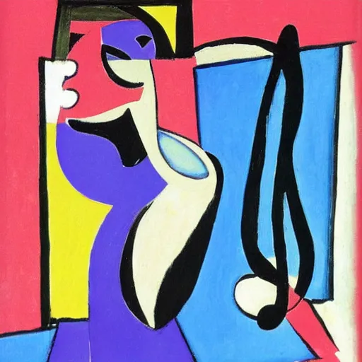 Image similar to the music's laughing, by matisse