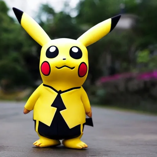 Image similar to pikachu with a samurai armor