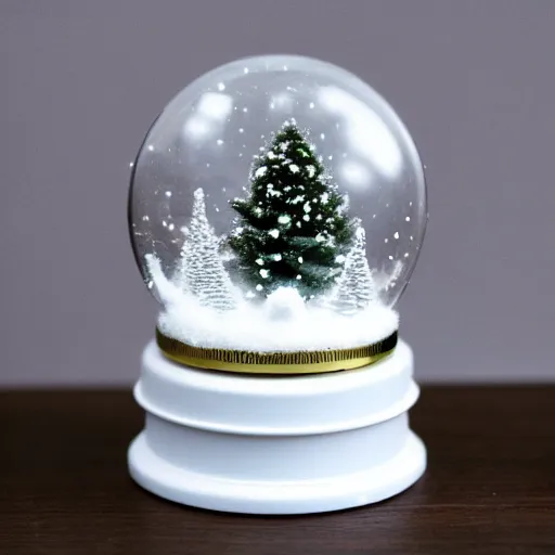 Prompt: Snow globe