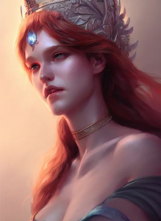 Prompt: goddess of beauty wide angle view, highly detailed, artgerm, cushart krenz, artstation, soft light, sharp focus, illustration, character design, concept art