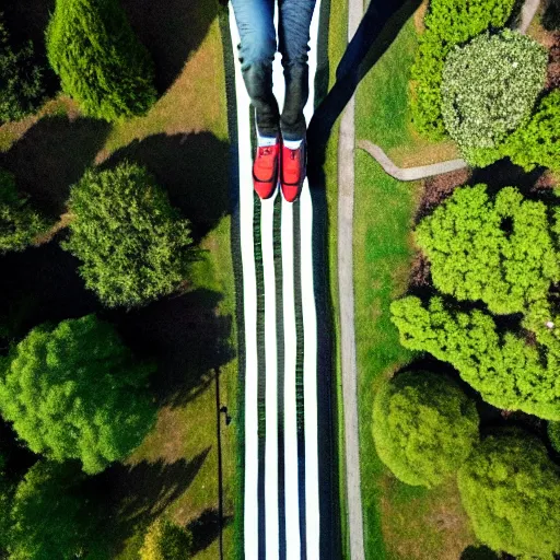 Image similar to drone images of the tallest person ever