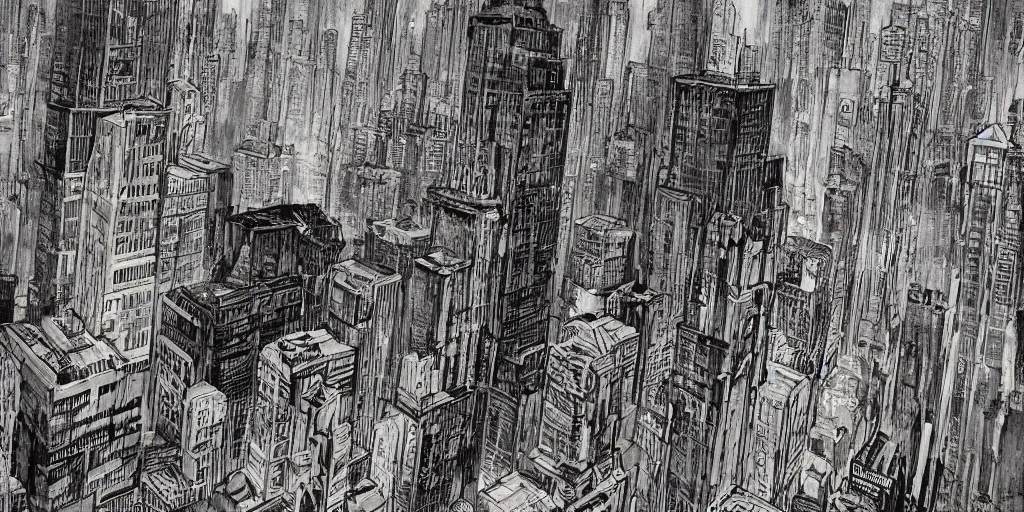 Image similar to a beautiful painting of city by al williamson, trending on artstation