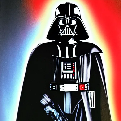 Image similar to portrait of Darth Vader as Luke Skywalker