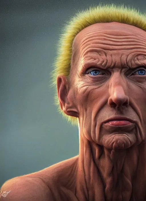 Prompt: beavis in real life, face centered portrait of beavis, confident, fog, rain, volumetric lighting, beautiful, golden hour, sharp focus, ultra detailed, cgsociety by leesha hannigan, ross tran, thierry doizon, kai carpenter, ignacio fernandez rios, noir art house, 4 k, 3 5 mm, fujifilm