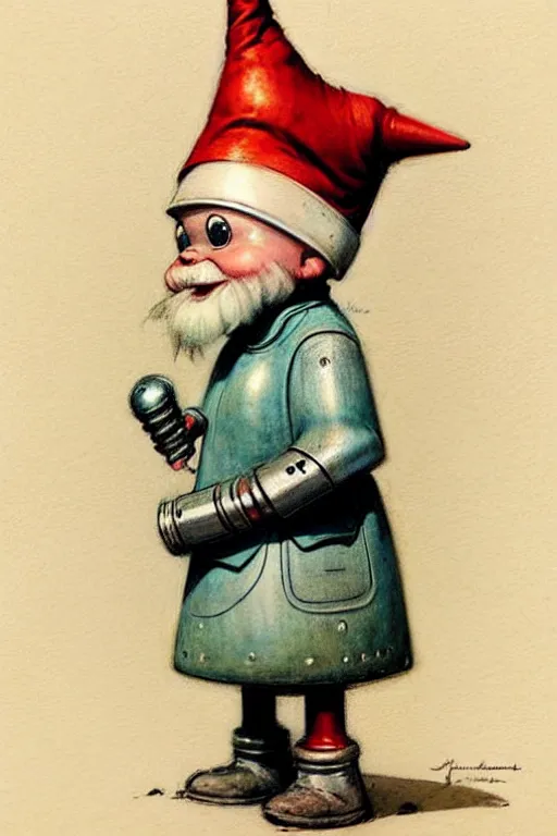 Image similar to ( ( ( ( ( 1 9 5 0 s robot knome baby. muted colors. ) ) ) ) ) by jean - baptiste monge!!!!!!!!!!!!!!!!!!!!!!!!!!!!!!