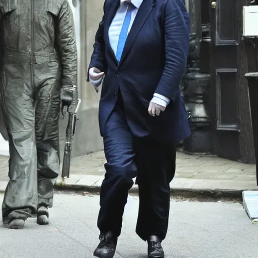 Prompt: Boris Johnson in the matrix movie, green lighting