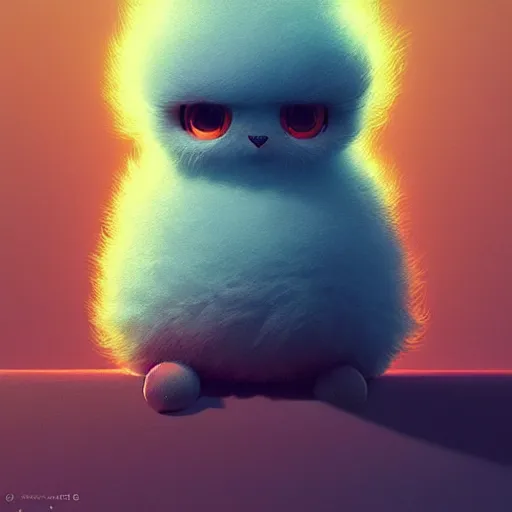 Prompt: fluff, cute:: by beeple and James Gilleard and Justin Gerard :: ornate, dynamic, particulate, intricate, elegant, highly detailed, centered, artstation, smooth, sharp focus, octane render, 3d