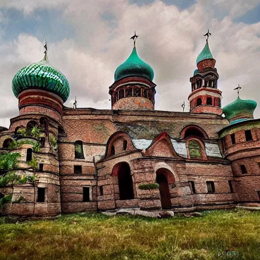 Prompt: photo fantastic ancient Russian city of Kitezh, ancient Russian architecture, terem, concept art, photo of Breeze Kaze,