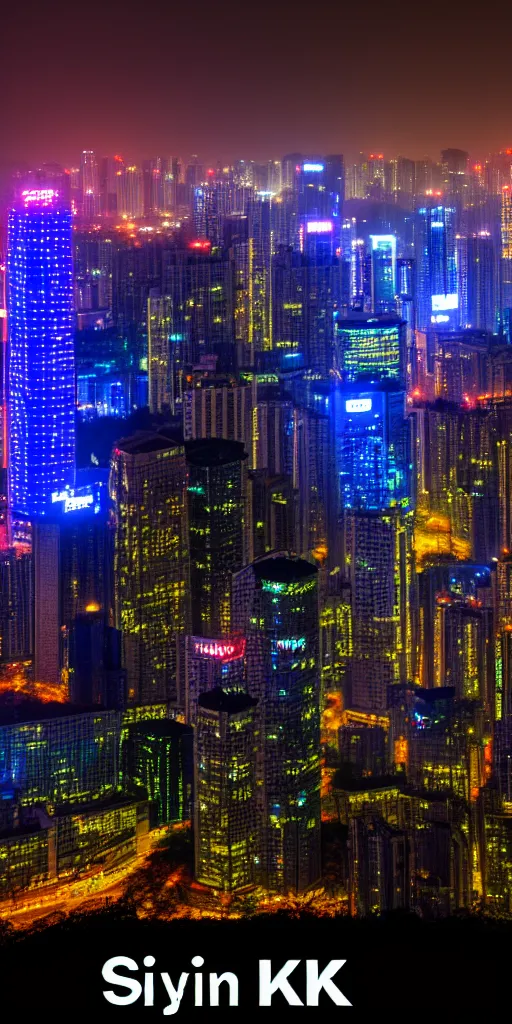 Image similar to Shenzen skyline, cinematic lighting, award-winning, 8k