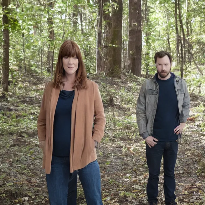 Image similar to amy bruni and adam berry portrait, kindred spirits tv show, 8 k,