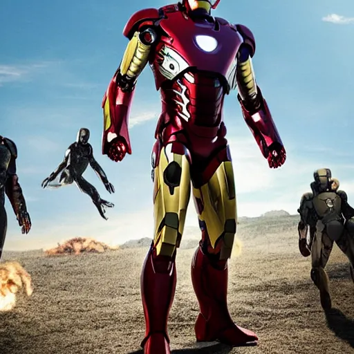 Image similar to a film from the film iron man, starring john goodman as tony stark