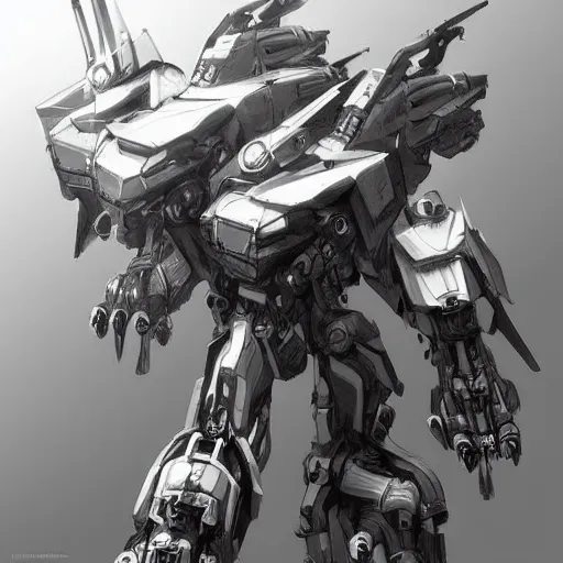 Image similar to mecha thumbnail art, greyscale, by inzvy, science fiction, artstation, pinterest, highly detailed, adobe photoshop