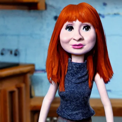 Image similar to karen gillian claymation