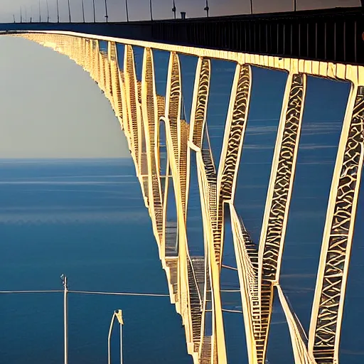 Prompt: Crimean bridge